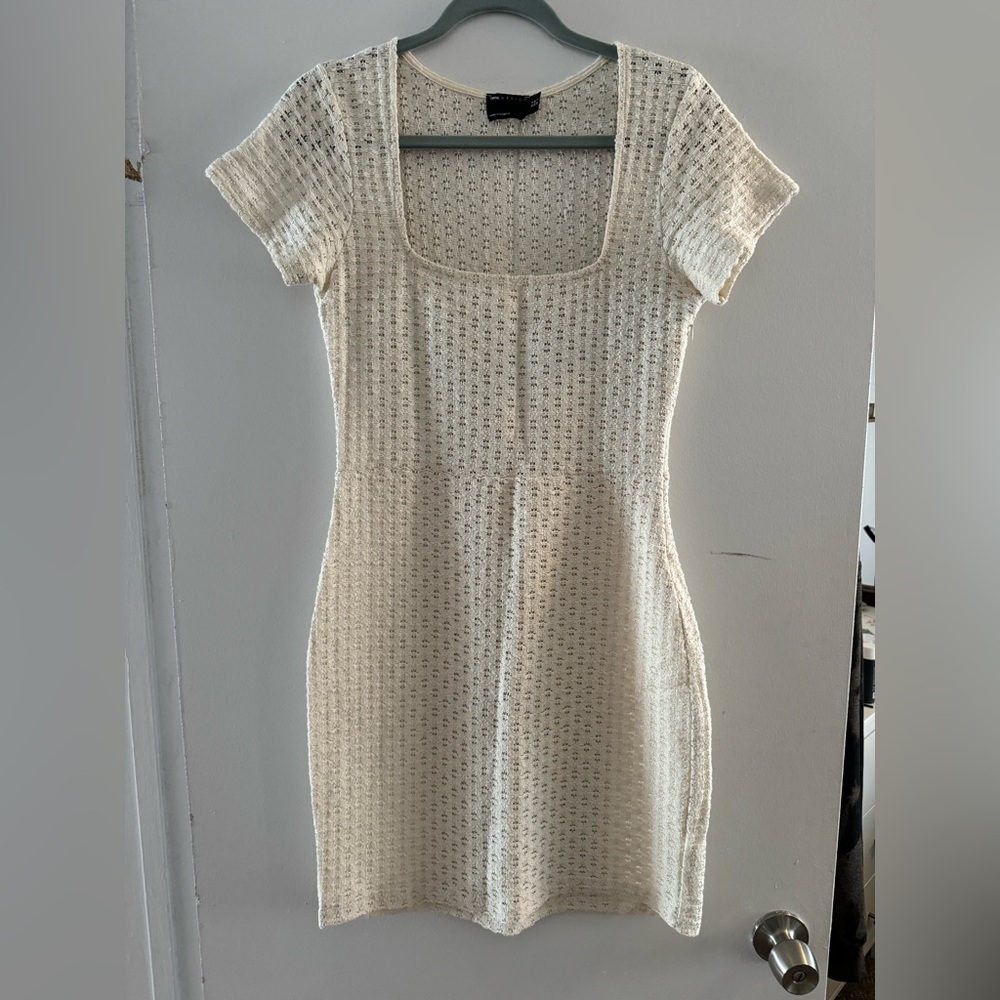White beach dress
